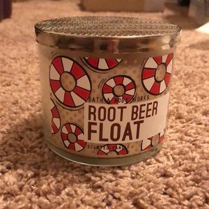 Root Beer Float candle